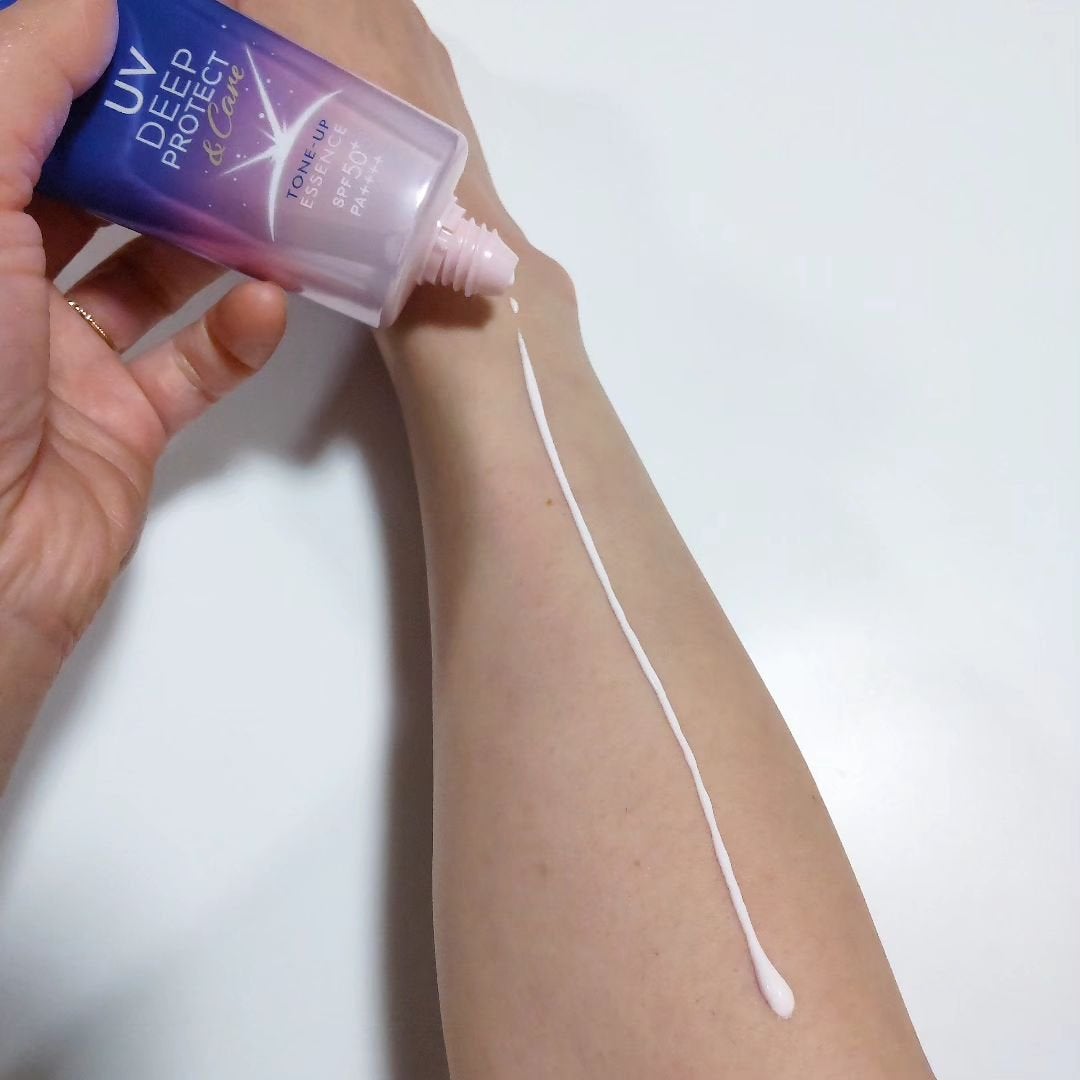 ニベアUV ディープ プロテクト&ケア トーンアップ エッセンス/ニベア/日焼け止めローションを使ったクチコミ(5枚目)