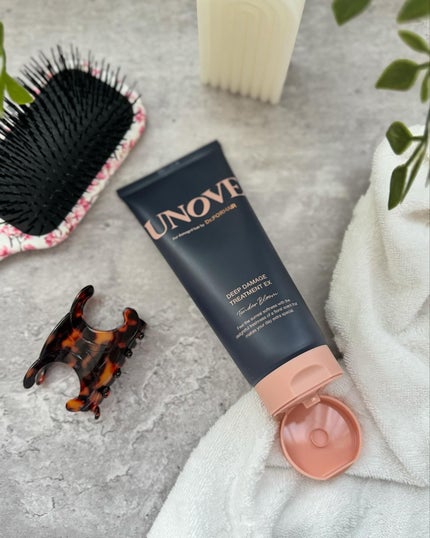 ディープダメージトリートメントEX/UNOVE/洗い流すヘアトリートメントを使ったクチコミ(2枚目)