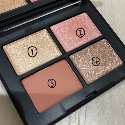 クワッドアイシャドー/NARS/アイシャドウパレットを使ったクチコミ(6枚目)