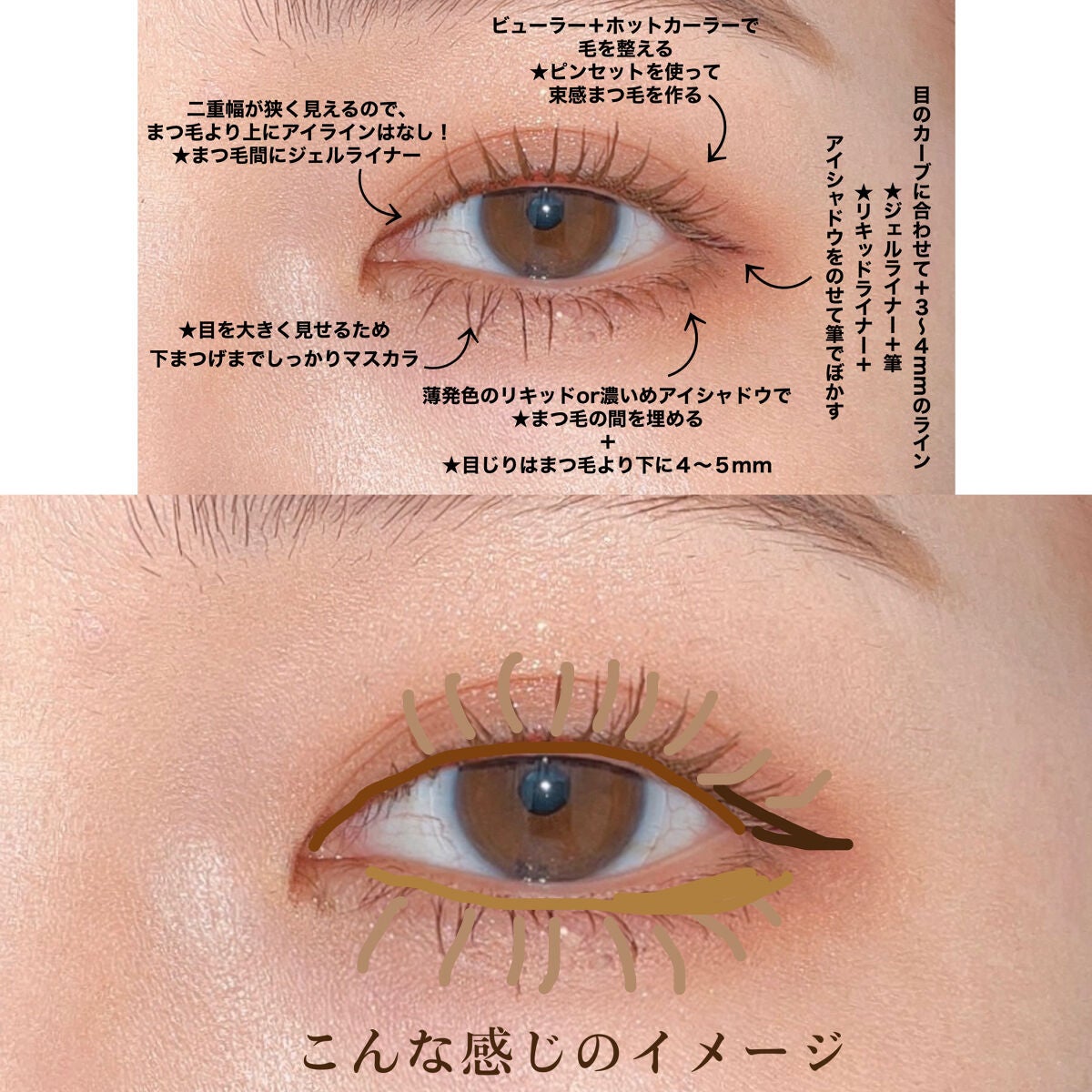 クリーミータッチライナー/キャンメイク/ジェルアイライナーを使ったクチコミ(5枚目)