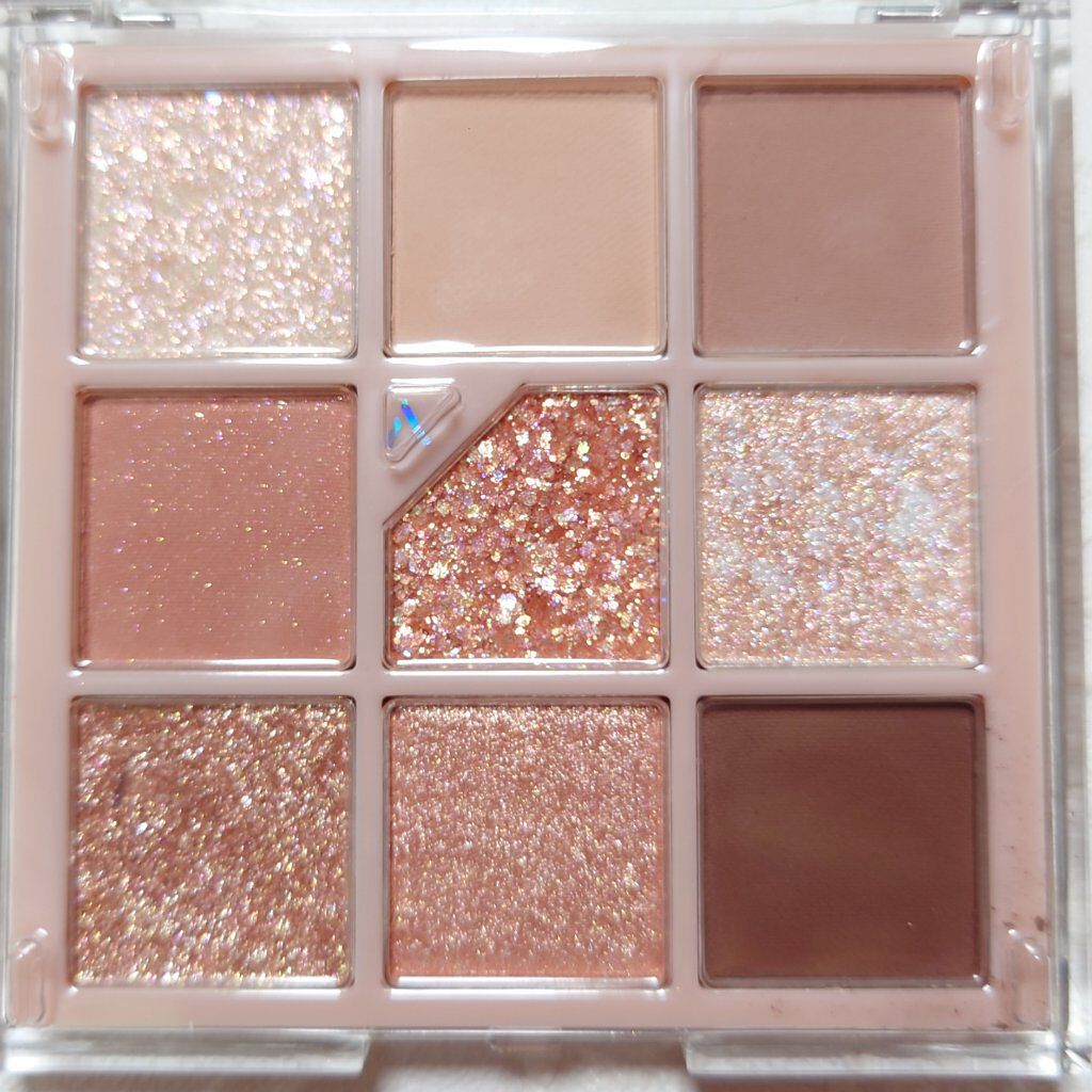 グリッターペディアアイパレット N°2オールオブブラウン/unleashia/アイシャドウパレットを使ったクチコミ（3枚目）