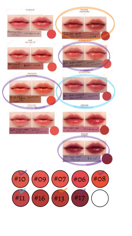 ジューシーラスティングティント/rom&nd/リップティントを使ったクチコミ(2枚目)