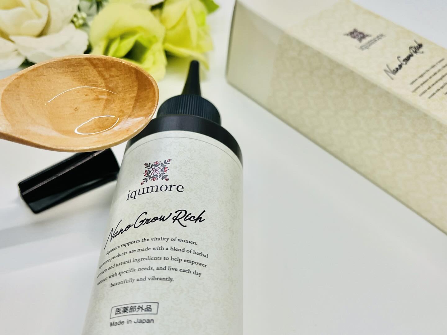 ナノグロウリッチ/iqumore/頭皮ローションを使ったクチコミ（2枚目）