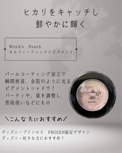 セルフィーフィックスピグメント/Witch's Pouch/単色アイシャドウを使ったクチコミ(2枚目)