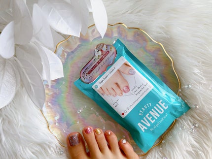 リアルジェルネイルシール フット専用/BEAUTY AVENUE/ネイルシールを使ったクチコミ(3枚目)