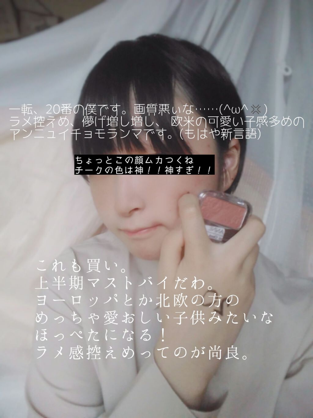 ナチュラル チークN/CEZANNE/パウダーチークを使ったクチコミ(3枚目)