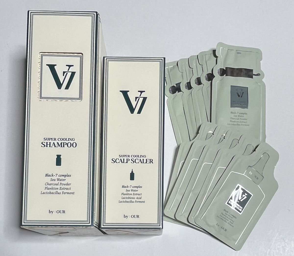 V7 スーパークーリング シャンプー 500ml/by : OUR/サロンシャンプーを使ったクチコミ（1枚目）