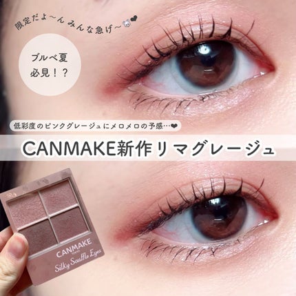 シルキースフレアイズ(マットタイプ)/キャンメイク/アイシャドウパレットを使ったクチコミ(1枚目)