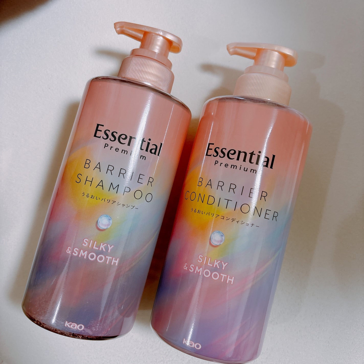 エッセンシャルプレミアム バリアシャンプー・コンディショナー シルキー&スムース/エッセンシャル/市販シャンプーを使ったクチコミ(3枚目)