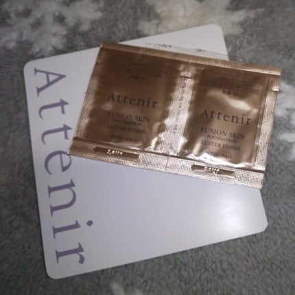 フュージョンスキンファンデーション ラスターフィニッシュ/アテニア/クリーム・エマルジョンファンデーションを使ったクチコミ(1枚目)