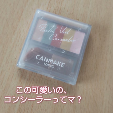 パステルヴェールコンシーラー/キャンメイク/パレットコンシーラーを使ったクチコミ(1枚目)