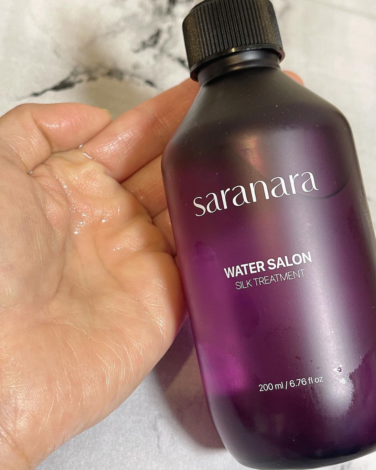 ウォーターサロン シルク トリートメント/SARANARA/洗い流すヘアトリートメントを使ったクチコミ（2枚目）