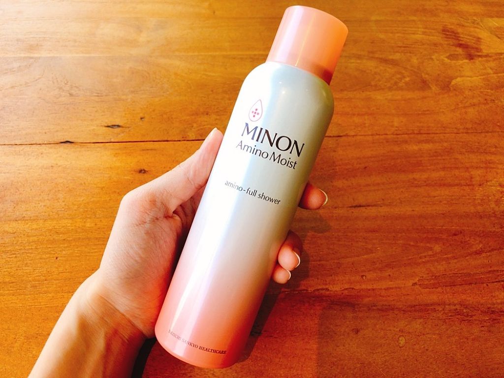 ミノン アミノモイスト アミノフルシャワー/ミノン/ミスト状化粧水を使ったクチコミ(1枚目)