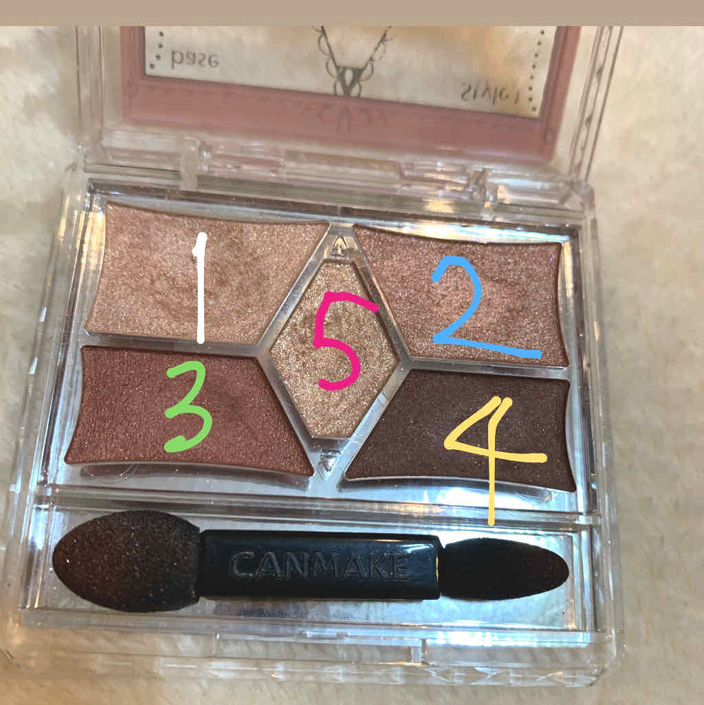 【旧品】パーフェクトスタイリストアイズ/キャンメイク/アイシャドウパレットを使ったクチコミ（2枚目）