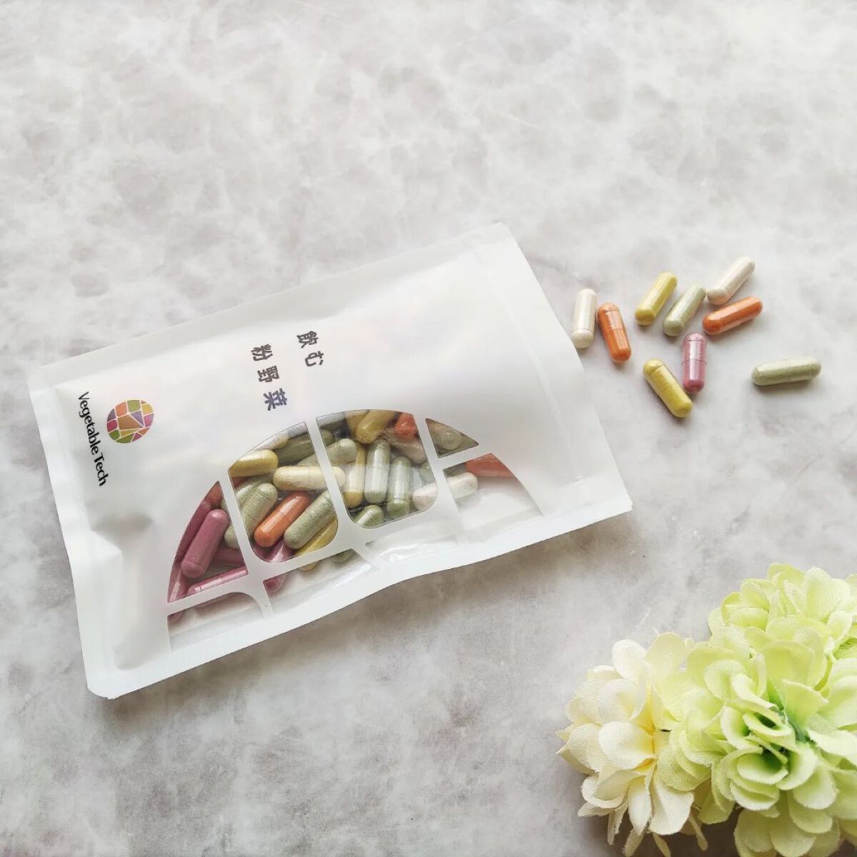 飲む粉野菜/ベジタブルテック/健康サプリメントを使ったクチコミ（3枚目）