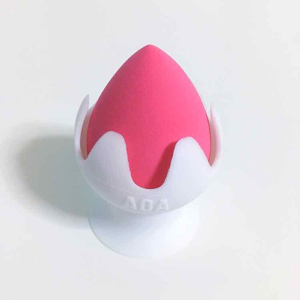 Wonder Blender Holder - White/AOA/その他化粧小物を使ったクチコミ（1枚目）