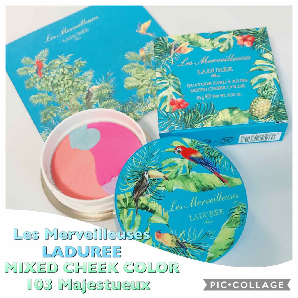 ミックスドチークカラー/レ・メルヴェイユーズ ラデュレ/パウダーチークを使ったクチコミ（1枚目）