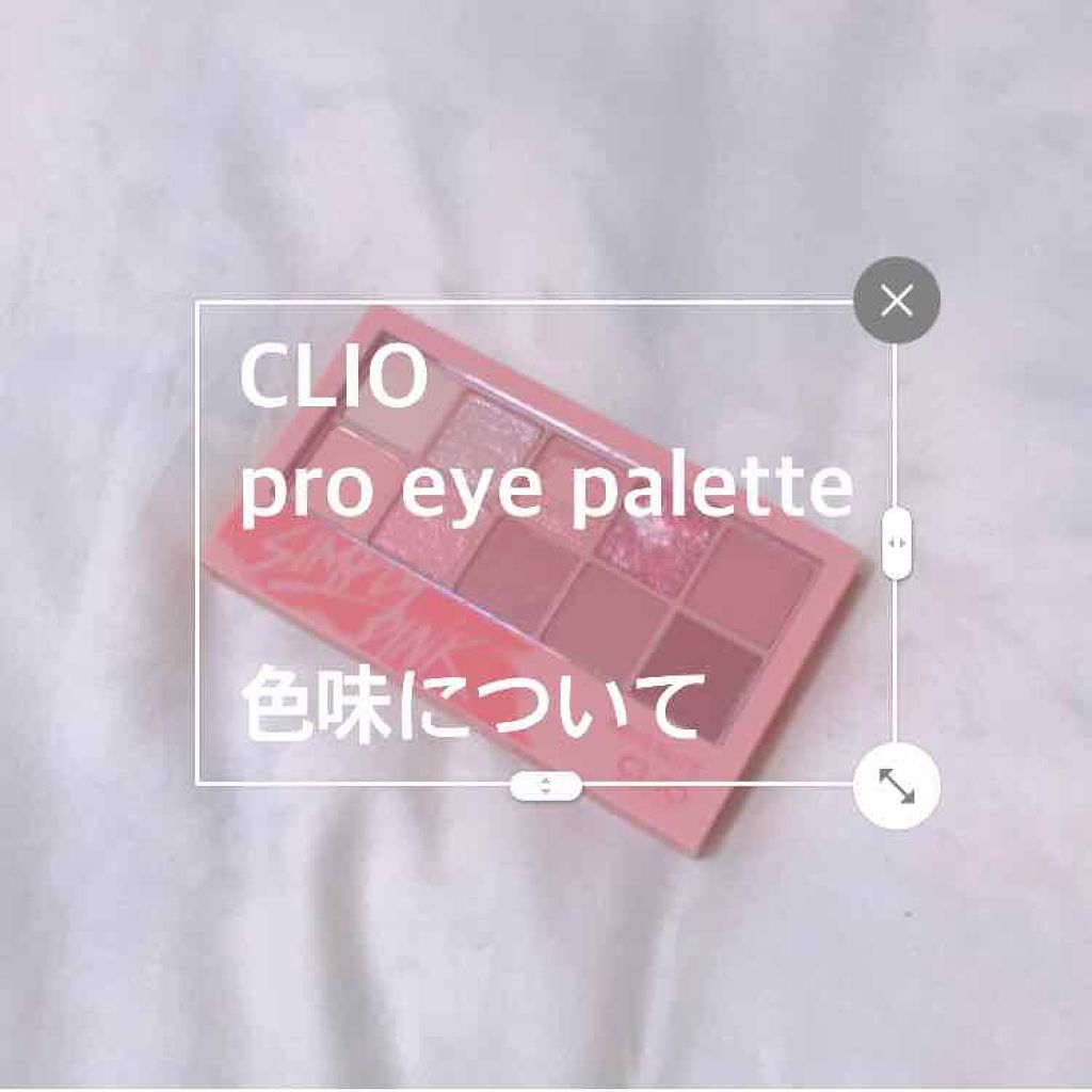 プロ アイ パレット/CLIO/アイシャドウパレットを使ったクチコミ（1枚目）