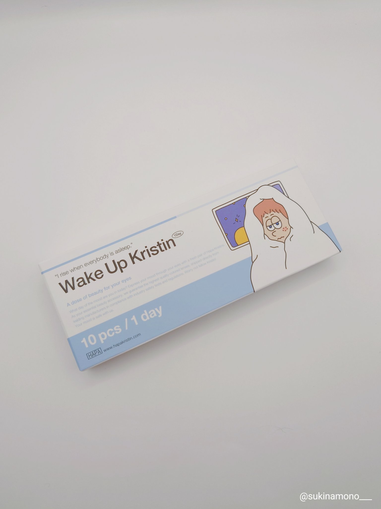 Wake Up Kristin/Hapa kristin/１ヶ月（１MONTH）カラコンを使ったクチコミ（3枚目）