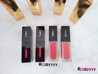 #YSL 💄
7月24日発売
#秋コスメ #限定色
.
#タトワージュクチュールベルベットクリーム 💄
.
#213
#ピンクアカンプリス
写真で見てたよりキラキラしていて
めちゃくちゃ可愛い💎💓
コー