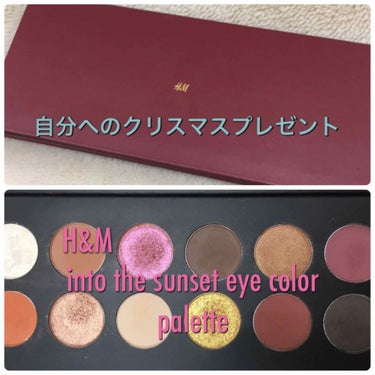 into the sunset eye color palette /H&M/パウダーアイシャドウを使ったクチコミ（1枚目）