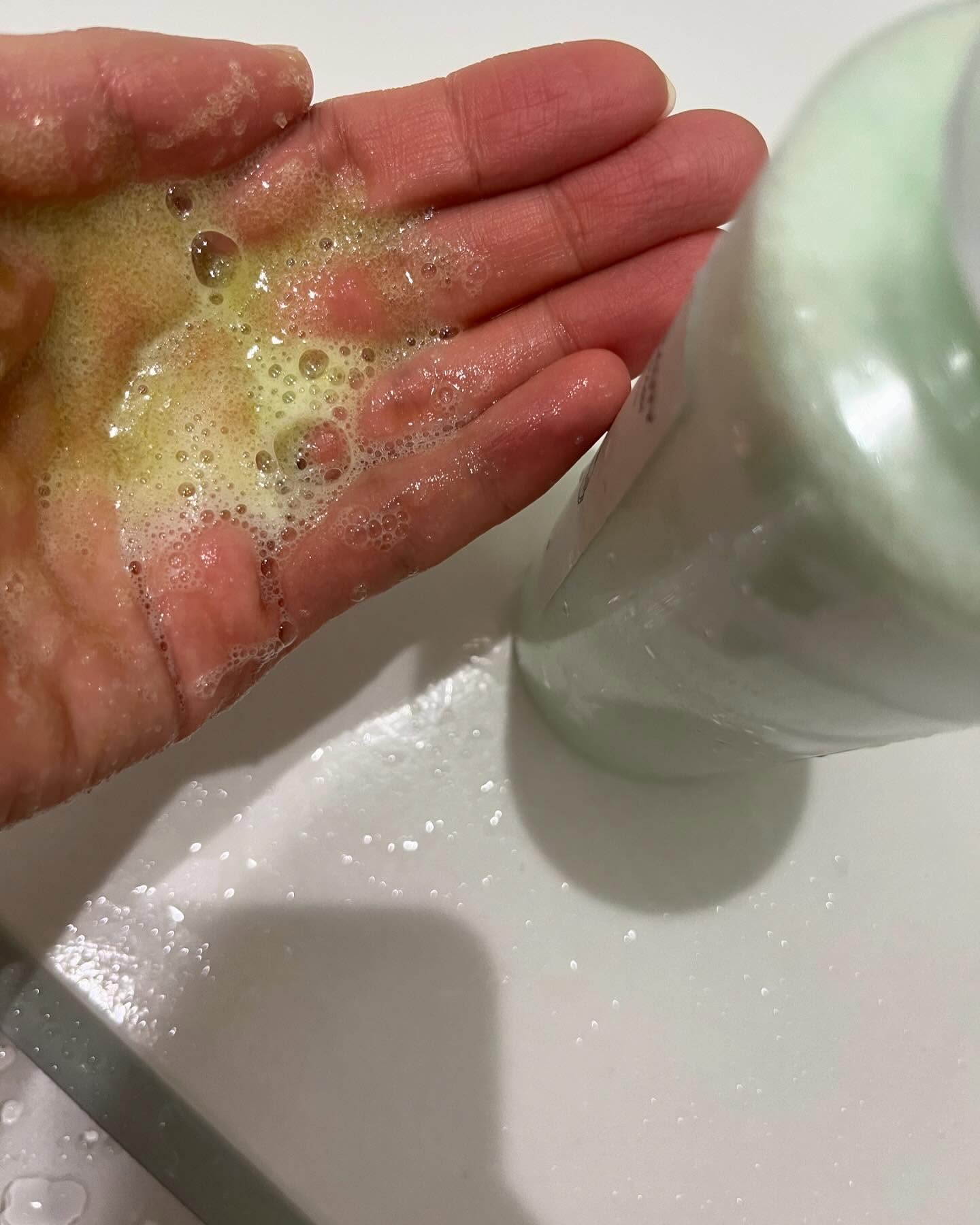 沖縄とろみ美容 パウダーウォッシュ シークヮーサーティー/FSGB/洗顔パウダーを使ったクチコミ（2枚目）