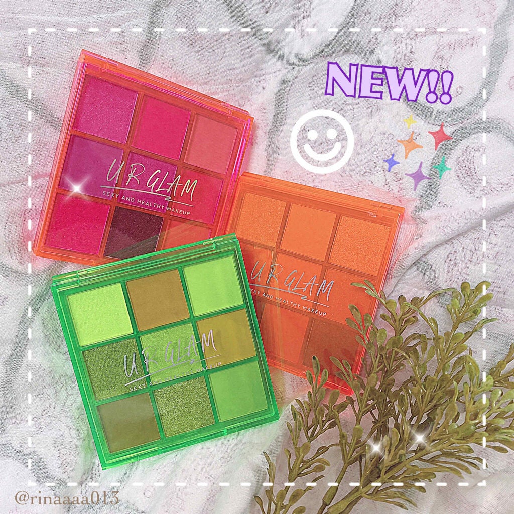 UR GLAM BLOOMING EYE COLOR PALETTE/U R GLAM/アイシャドウパレットを使ったクチコミ(1枚目)