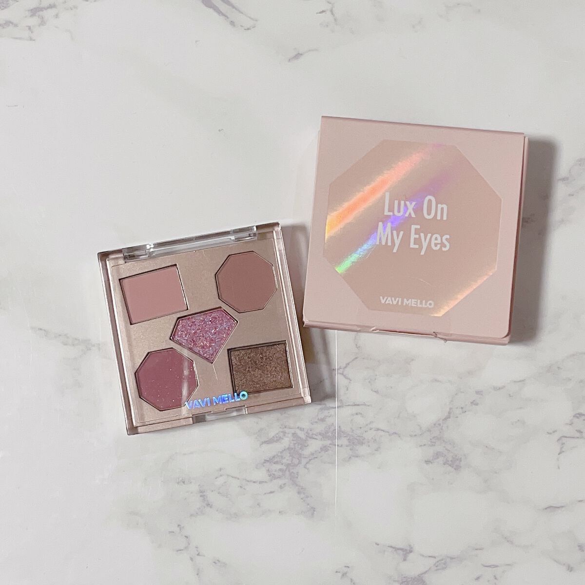 ラックスオンマイアイズ オーロラライト/VAVI MELLO/マルチパレットを使ったクチコミ（2枚目）
