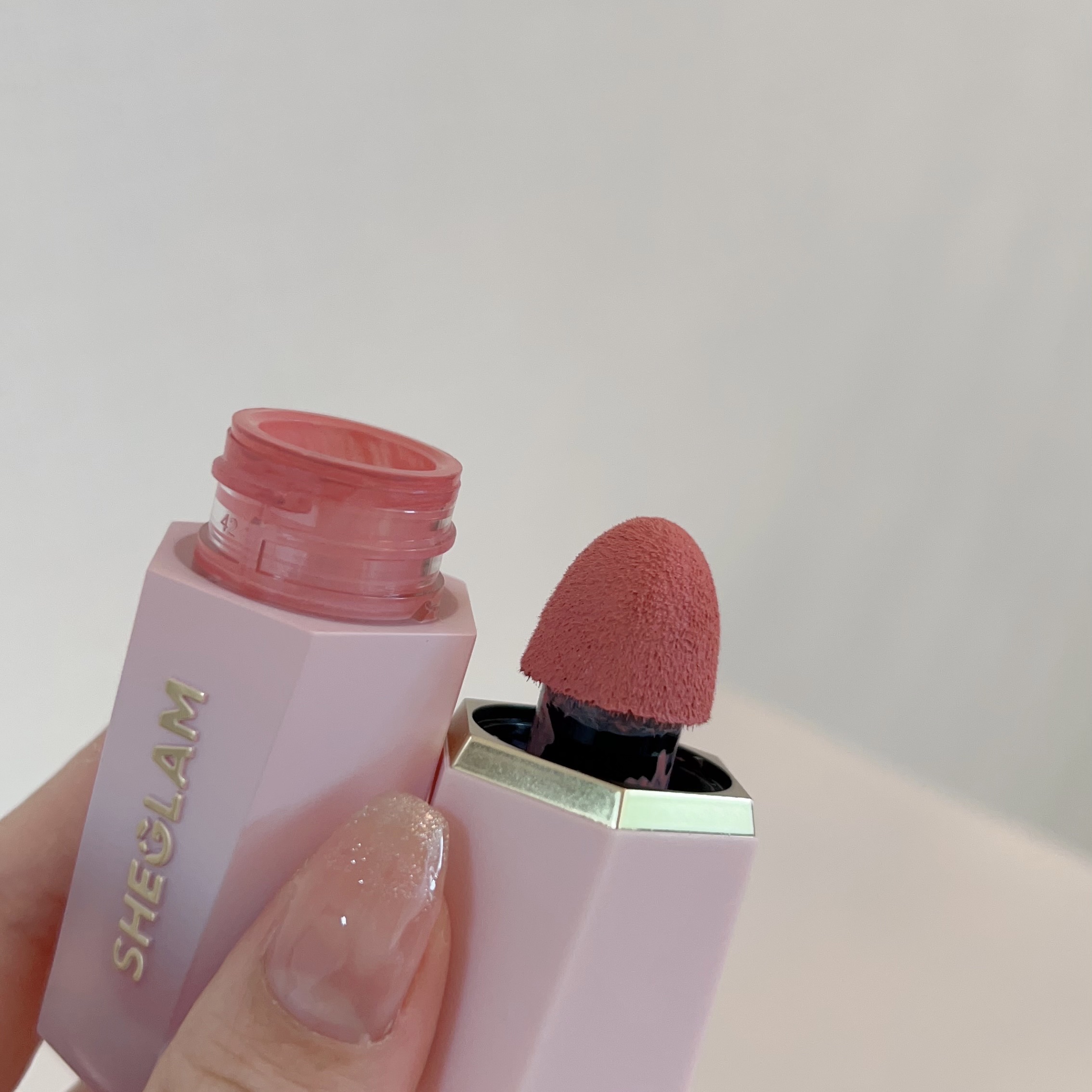 シーグラム カラーブルーム リキッドブラッシュ/SHEGLAM/リキッドチークを使ったクチコミ（2枚目）