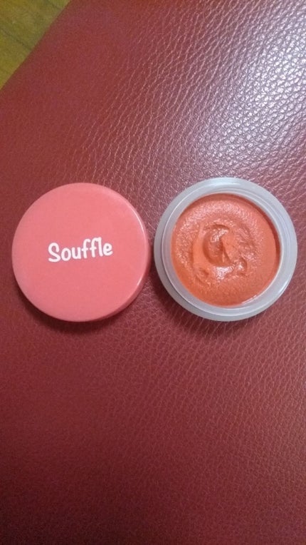 スフレチーク Souffle/DAISO/ジェル・クリームチークを使ったクチコミ(1枚目)