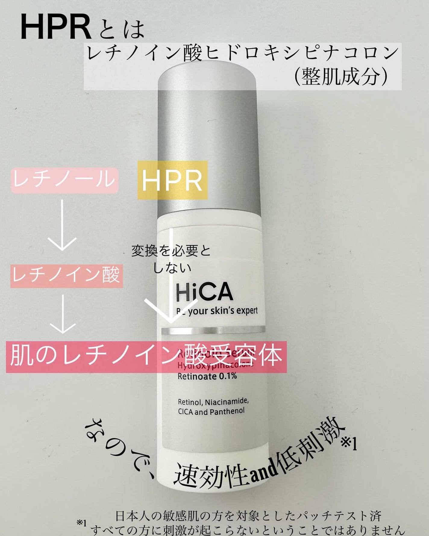 レチセラム HPR0.1%/HiCA/美容液を使ったクチコミ(2枚目)