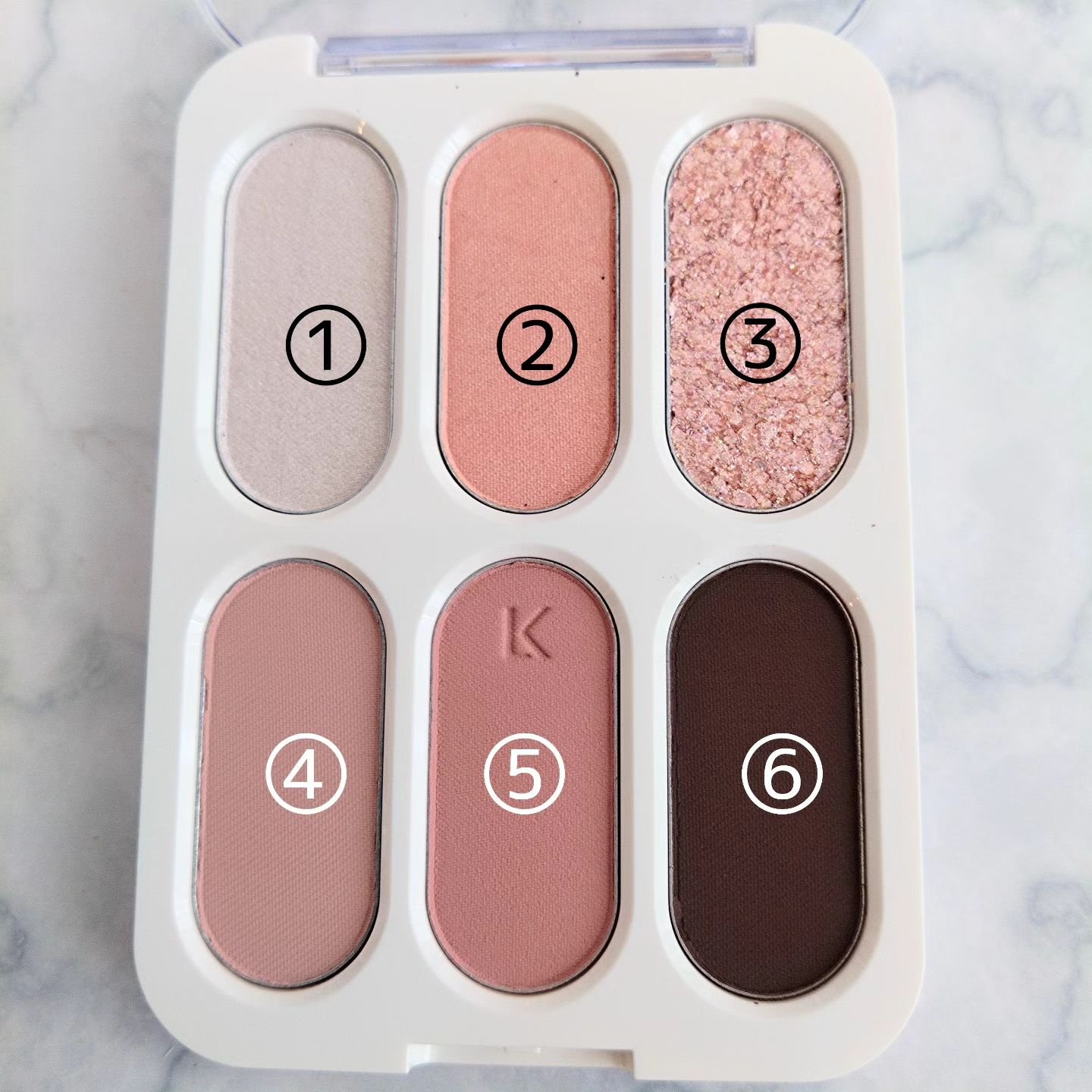 フォーエバー6アイパレット/Laka/アイシャドウパレットを使ったクチコミ（3枚目）