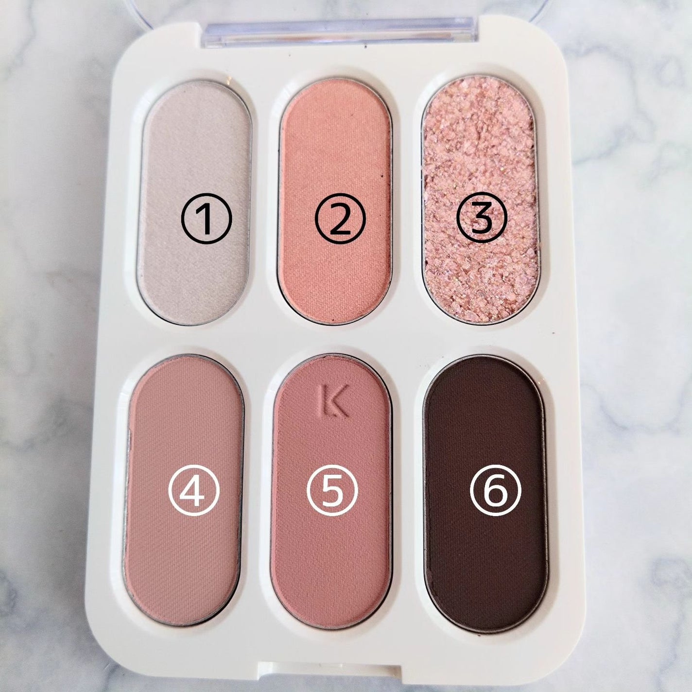 フォーエバー6アイパレット/Laka/アイシャドウパレットを使ったクチコミ(3枚目)