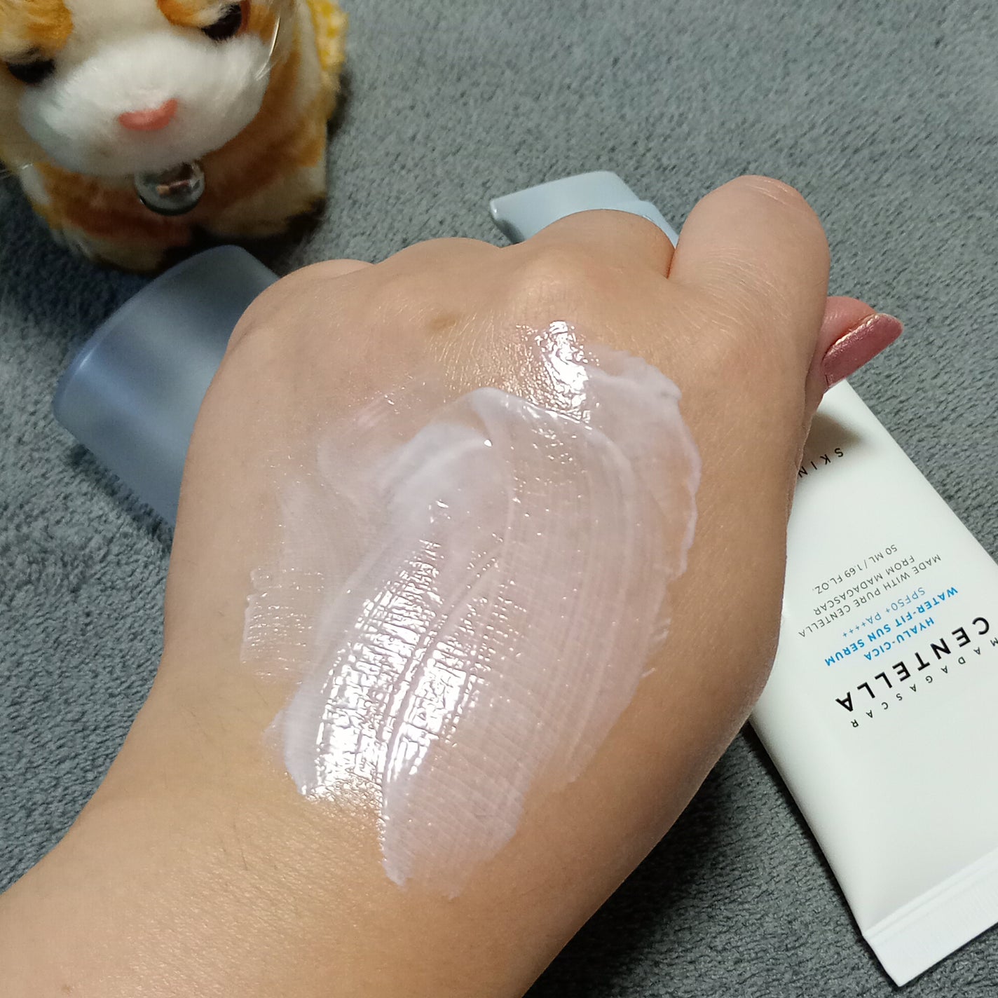 ヒアルーシカ ウォーターフィット サンセラム/SKIN1004/日焼け止めローションを使ったクチコミ(7枚目)