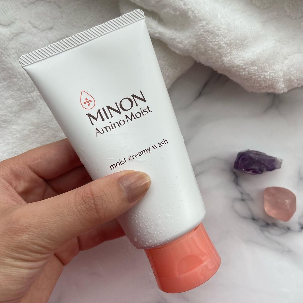 アミノモイスト モイストクリーミィ ウォッシュ/ミノン/洗顔フォームを使ったクチコミ(2枚目)