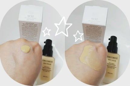 ゼン ウェア フルイド W32/DECORTÉ/リキッドファンデーションを使ったクチコミ(1枚目)
