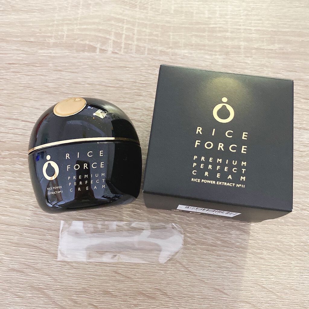 プレミアムパーフェクトクリーム/ライスフォース/フェイスクリームを使ったクチコミ(2枚目)