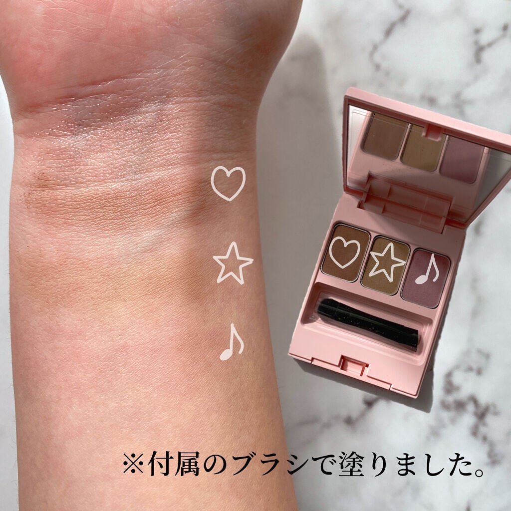 フーミー アイブロウパウダー/WHOMEE/パウダーアイブロウを使ったクチコミ(3枚目)