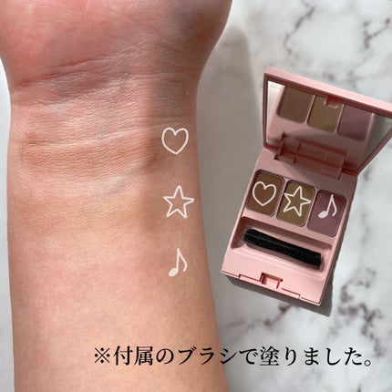 フーミー アイブロウパウダー/WHOMEE/パウダーアイブロウを使ったクチコミ(3枚目)