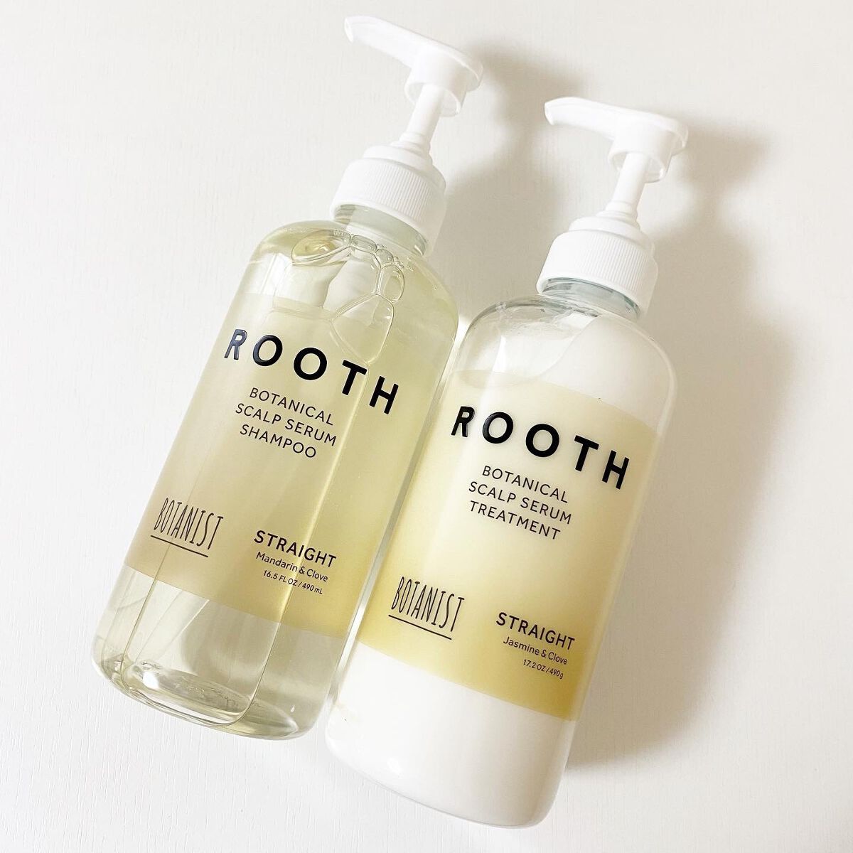 ルース ボタニカルスカルプセラム シャンプー・トリートメント(ストレート)/BOTANIST/市販シャンプーを使ったクチコミ(1枚目)