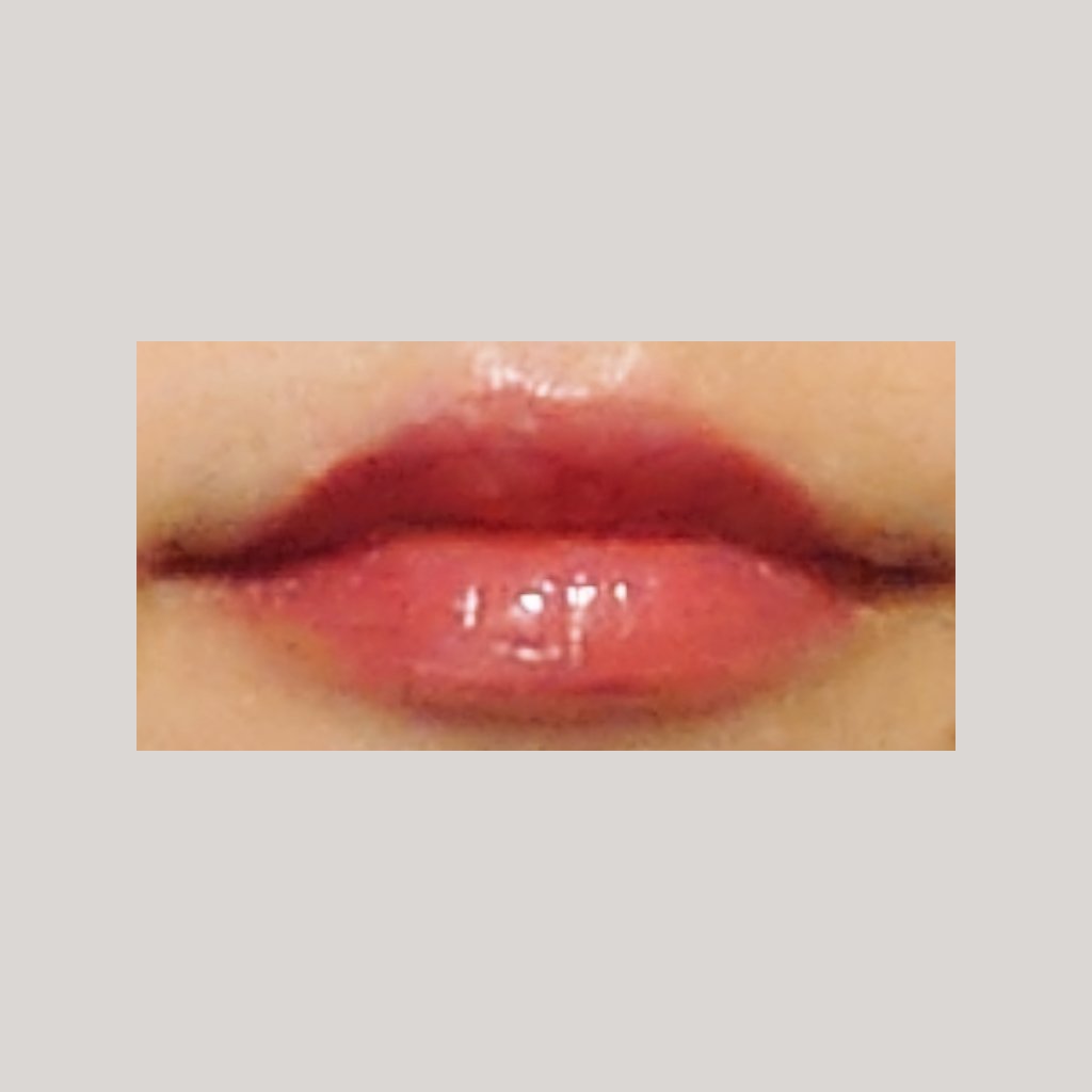 リップアーマー 02 夜遊びコーラル/KiSS/口紅を使ったクチコミ（3枚目）