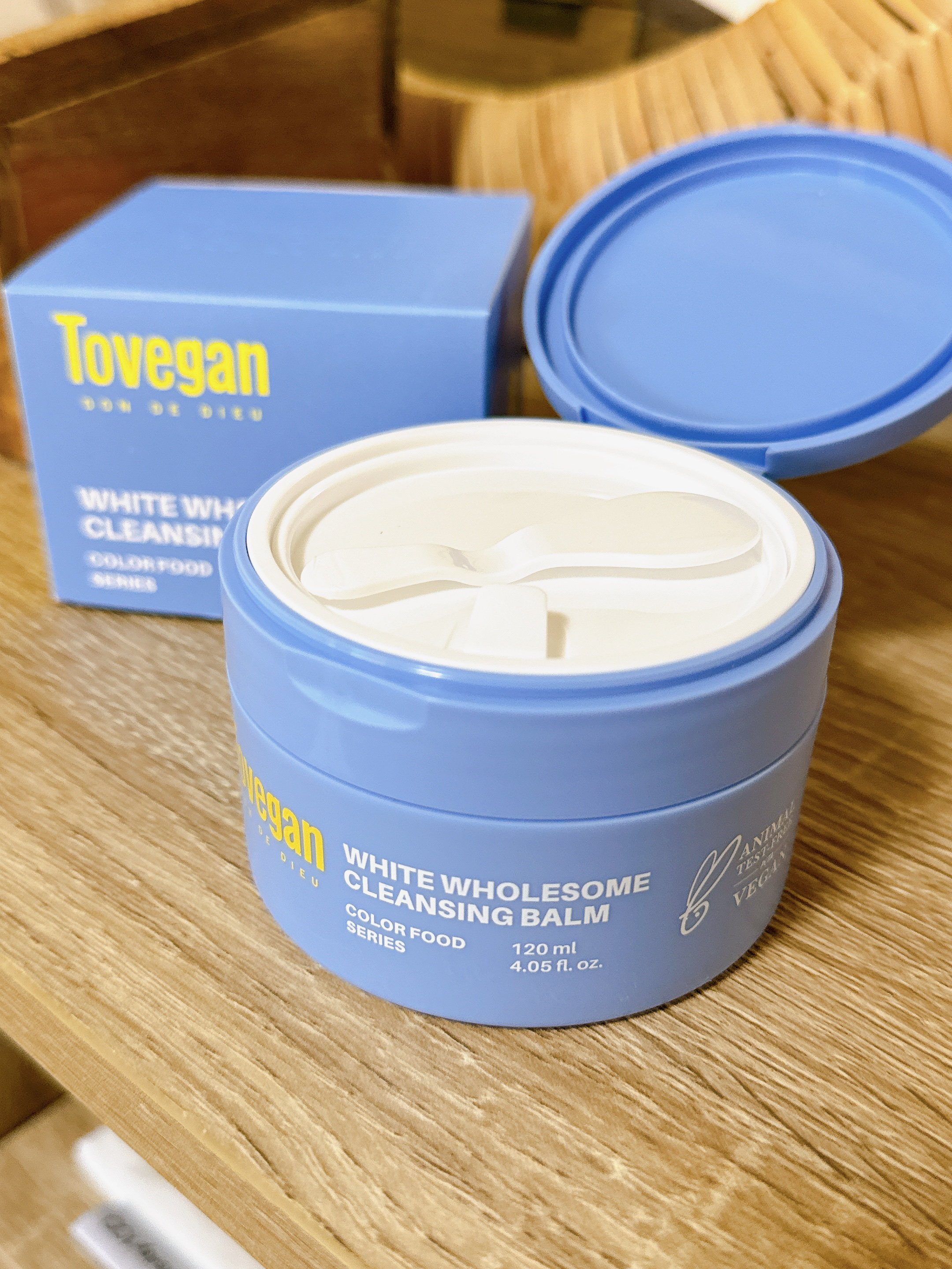 カラーフードシリーズホワイトホールサムクレンジングバーム/Tovegan/クレンジングバームを使ったクチコミ（2枚目）