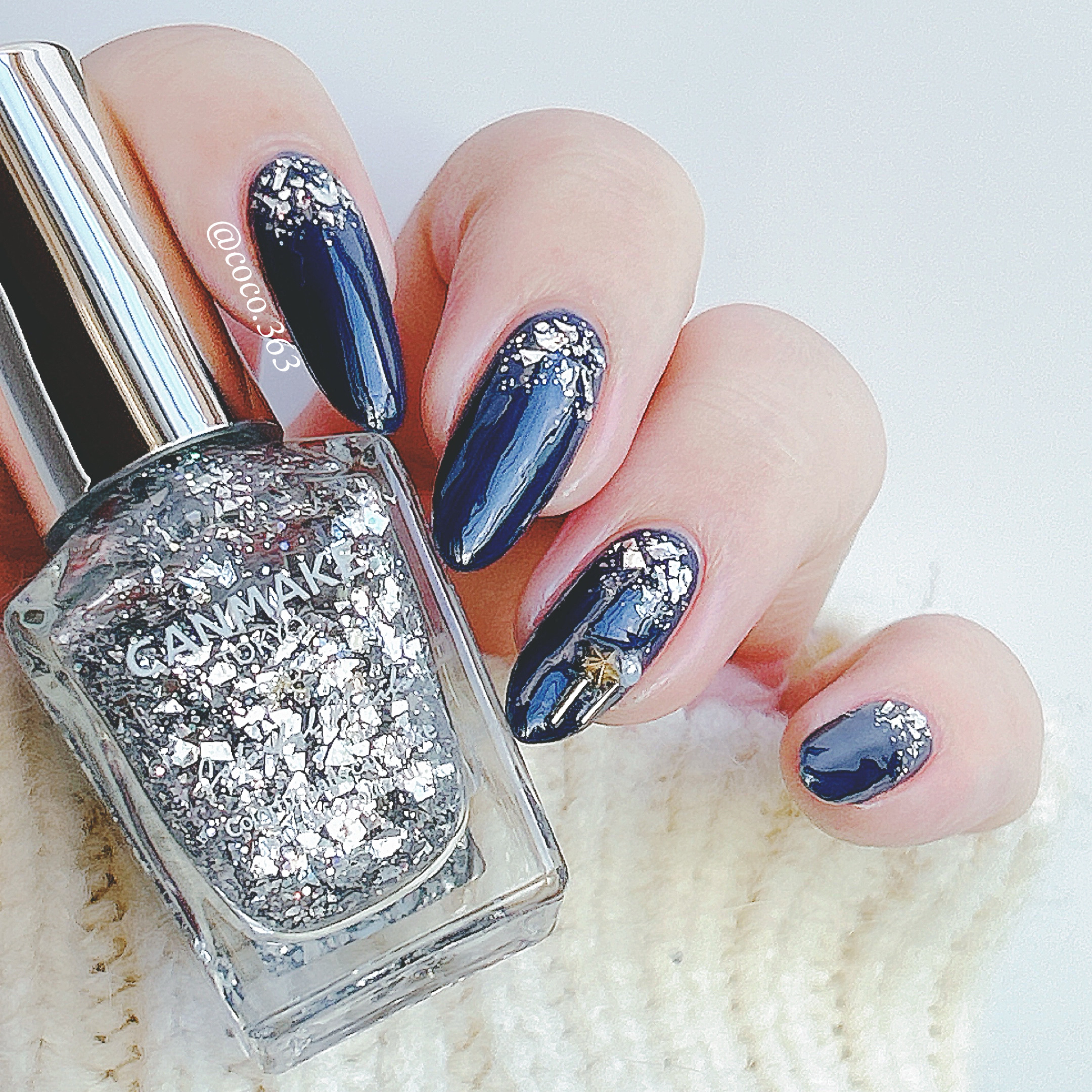 ネイルシール/DAISO/ネイルシールを使ったクチコミ（3枚目）