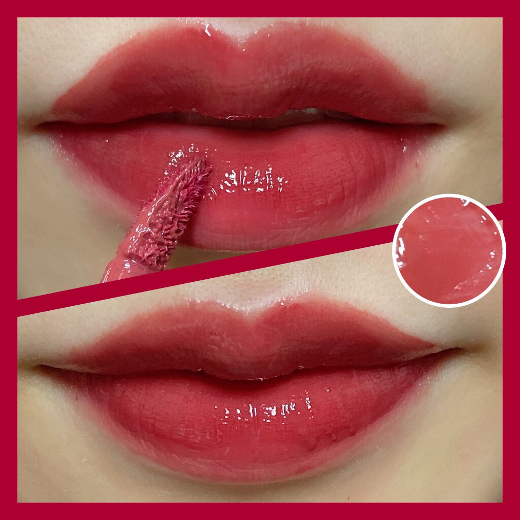 ジューシーラスティングティント/rom&nd/リップティントを使ったクチコミ(2枚目)