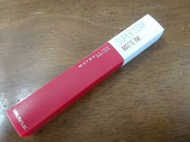 MAYBELLINE NEW YORK SPステイ マットインクのクチコミ「この口紅は全米No.1だそうです、落ちにくい口紅。
Instagramでアメリカの女性方が付け.....」（1枚目）