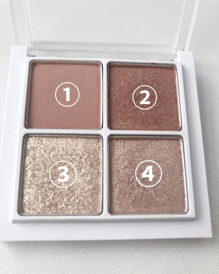 THE アイパレR/b idol/アイシャドウパレットを使ったクチコミ(2枚目)