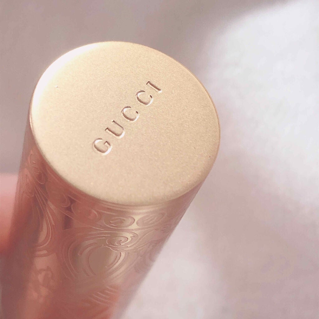グッチ ルージュ ア レーヴル サタン/GUCCI beauty/口紅を使ったクチコミ(3枚目)