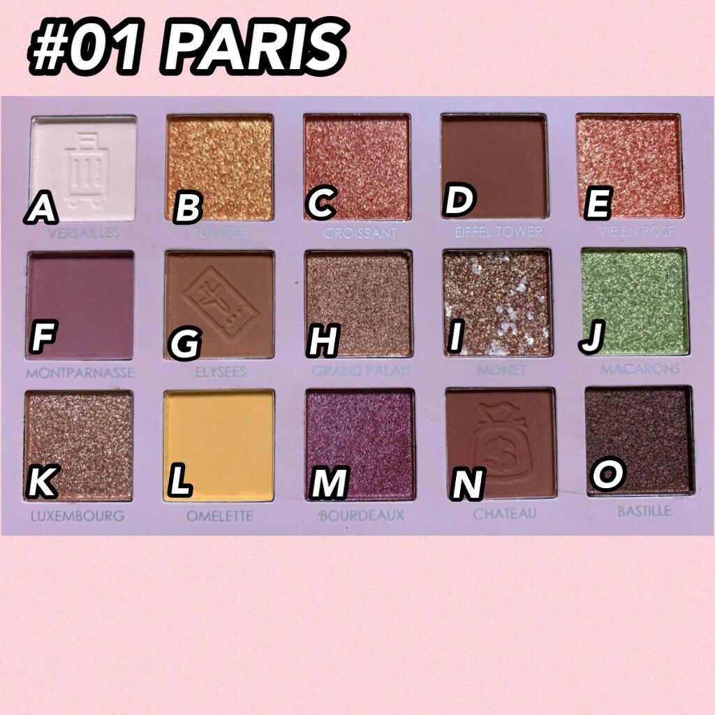 GO TRAVEL 15色アイシャドウパレット/FOCALLURE/アイシャドウパレットを使ったクチコミ(2枚目)