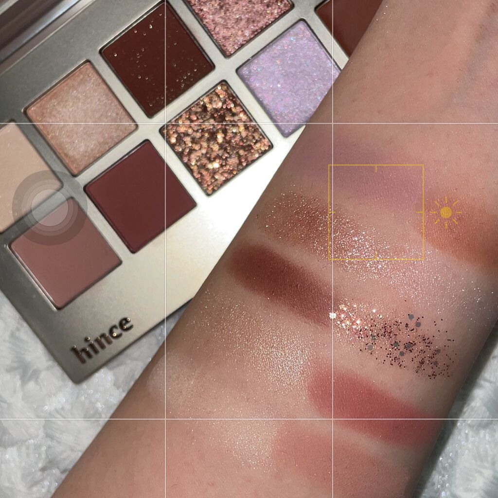 ニューデップスアイシャドウパレット/hince/アイシャドウパレットを使ったクチコミ（3枚目）