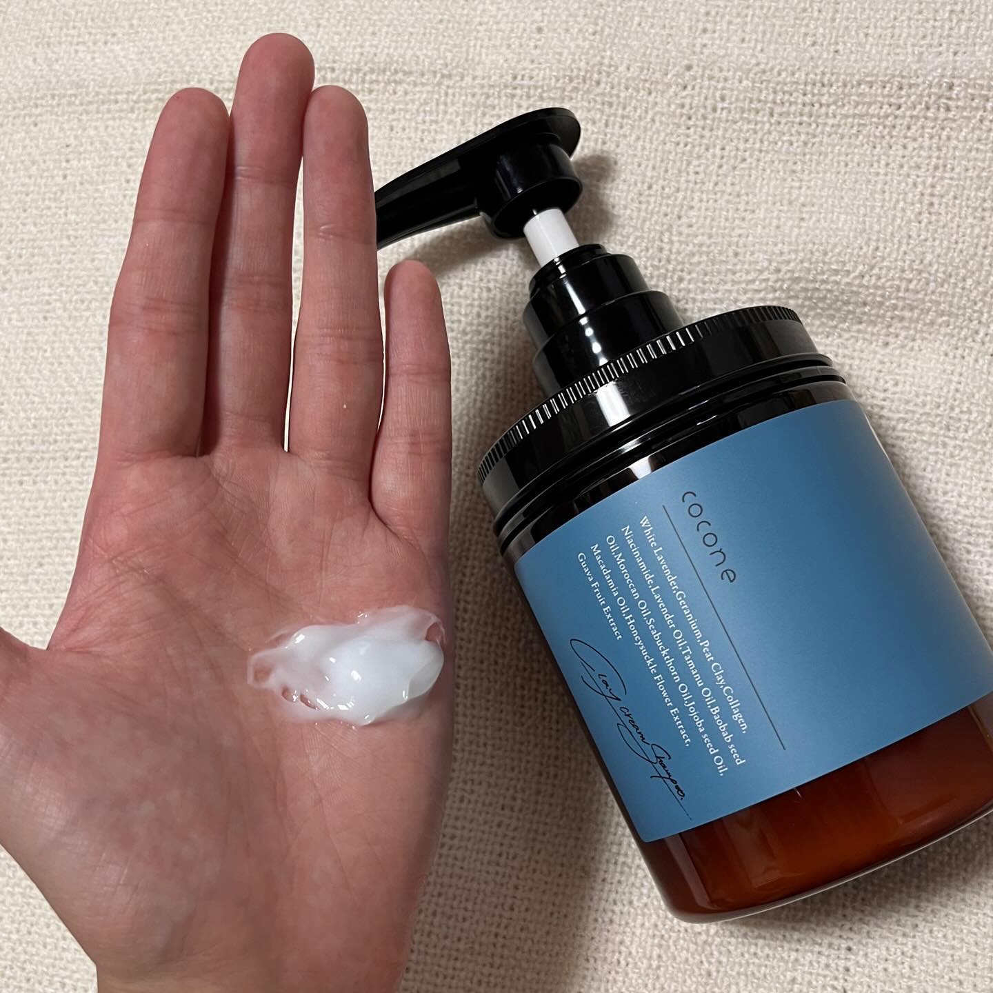 cocone クレイクリームシャンプー リペア/cocone/市販シャンプーを使ったクチコミ（2枚目）